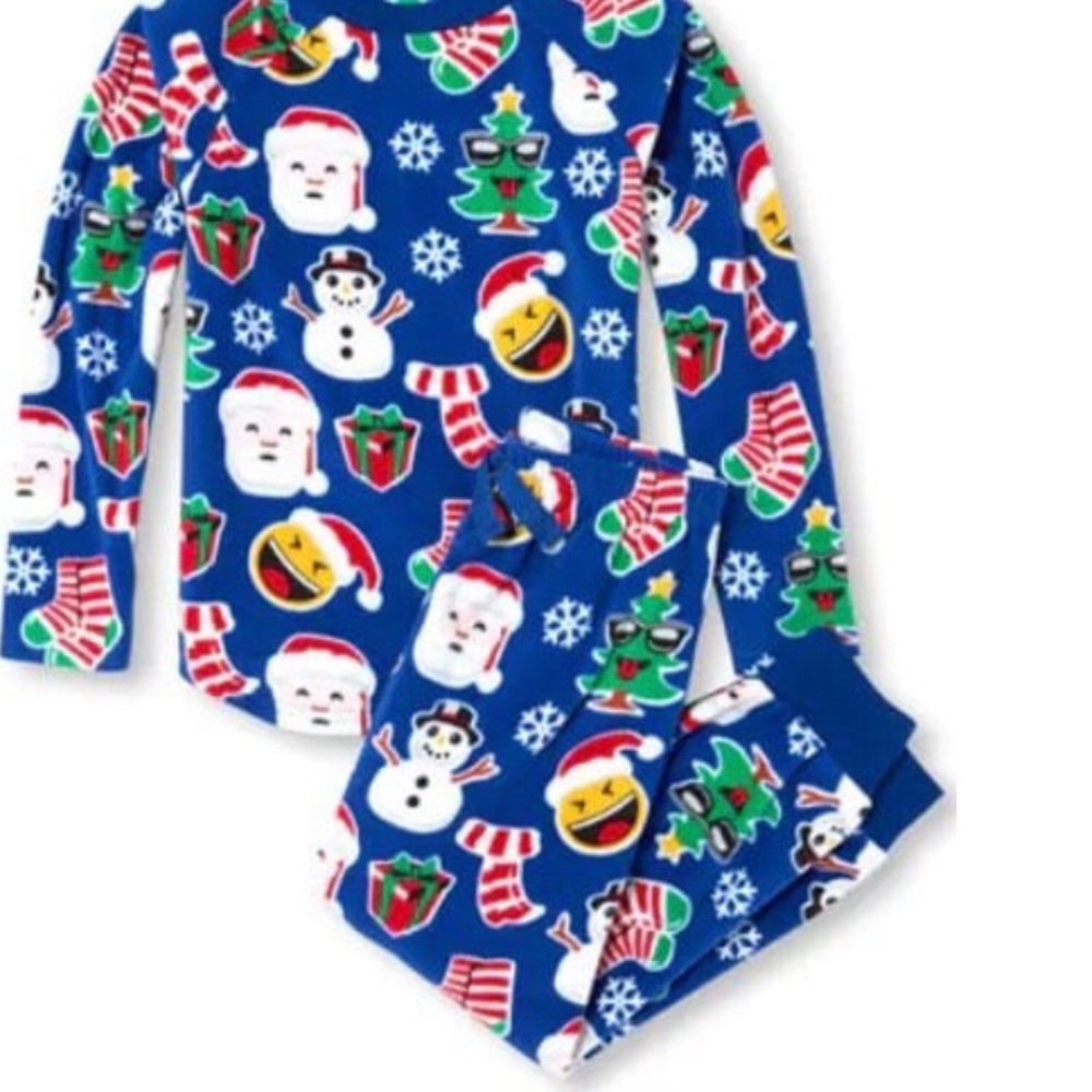 Christmas fleece pajamas